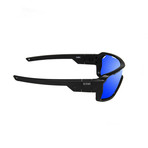 CHAMELEON Sport Glasses (Matte Black Frame with Smoke Lens)
