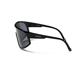 KILLY Sport Glasses (Shiny Black Frame with Smoke Lens)