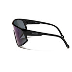 KILLY Sport Glasses (Shiny Black Frame with Smoke Lens)