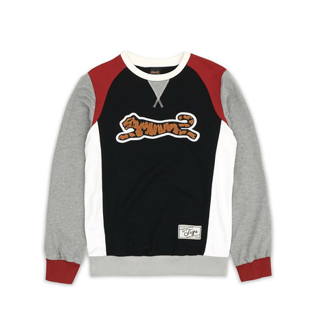 Retro Logo Crewneck Sweater // Black (S)