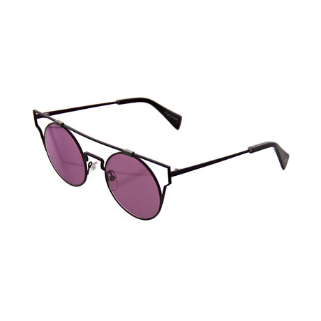 Yohji Yamamoto // Unisex Round Sunglasses V2 // Purple