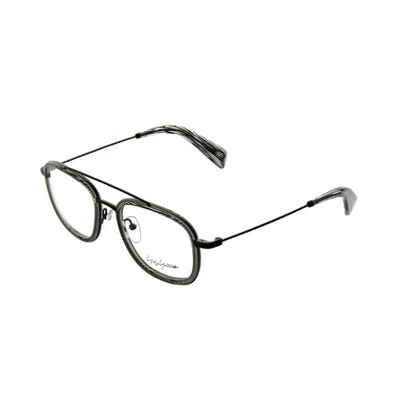 Unisex Square Optical Frames // Black + Clear