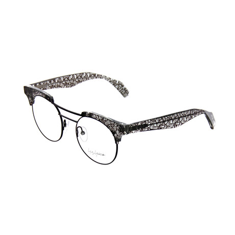 Women's Round Optical Frames // Black Lace