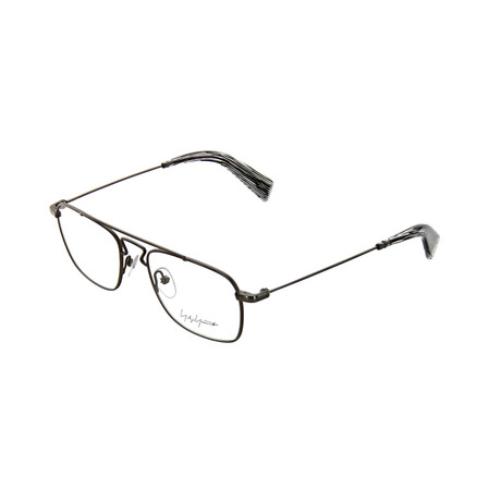 Unisex Square Wire Optical Frames // Gunmetal