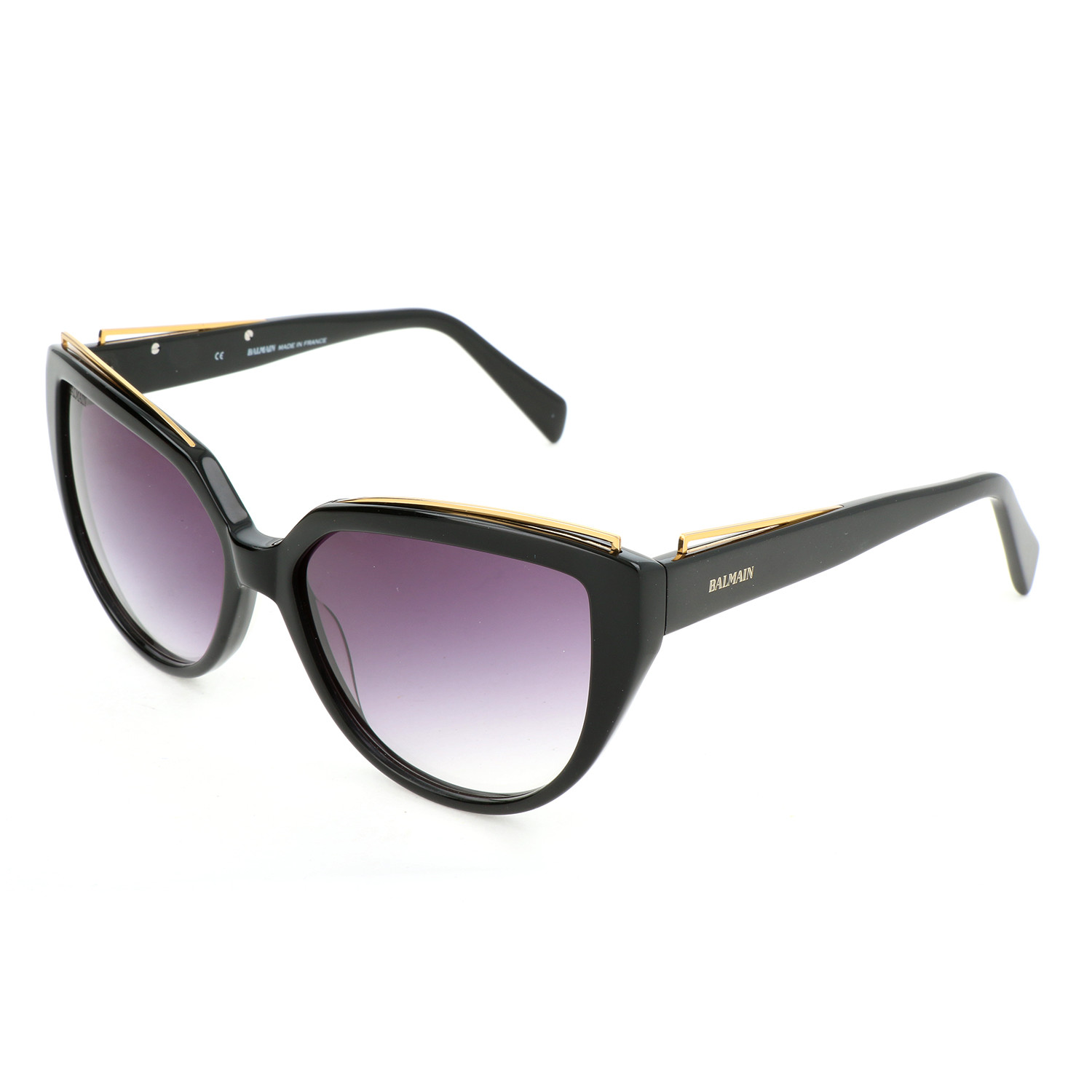 Balmain // Women's BL2107B Sunglasses // Black - Balmain & Fendi