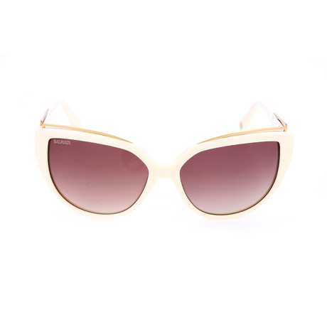 Balmain // Women's BL2107B Sunglasses // White
