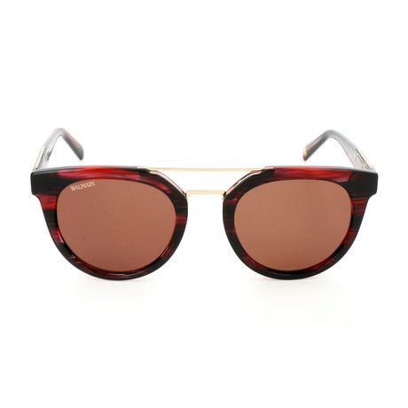 Balmain // Women's BL2110B Sunglasses // Burgundy