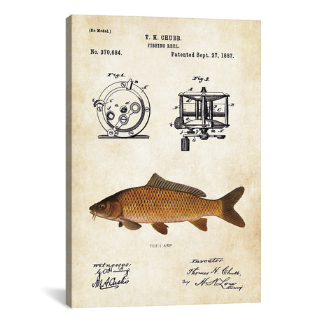 Carp Fishing Lure (12"W x 18"H x 0.75"D)