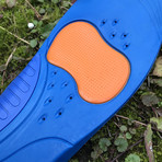 Shoe Insoles // Gray + Blue