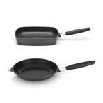 EuroCAST Grill Pan and Fry Pan Set