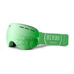 CERVINO // Ski Goggles // Green Frame + Revo Green Lens