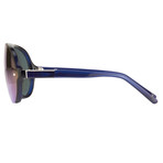 Men's PL3C3 Sunglasses // Blue