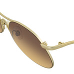 Unisex PL177C2 Sunglasses // Yellow Gold + Light Gold