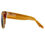 Men's PL144C3 Sunglasses // Orange + Brown