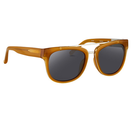 Men's PL144C3 Sunglasses // Orange + Brown