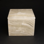 Large // Natural Onyx Box Square