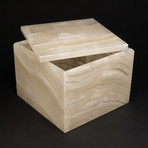 Large // Natural Onyx Box Square