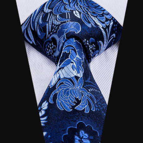 Kristo Silk Dress Tie // Blue