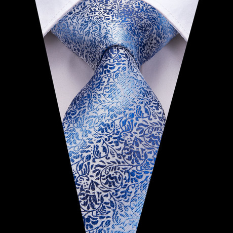Orien Silk Dress Tie // Blue