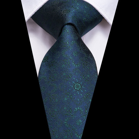 Odysseus Silk Dress Tie // Turquoise