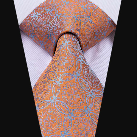 Lander Silk Dress Tie // Orange