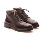 Drake Wingtip Brogue Boot // Brown (Euro: 39)