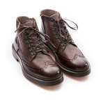 Drake Wingtip Brogue Boot // Brown (Euro: 39)