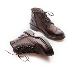 Drake Wingtip Brogue Boot // Brown (Euro: 39)