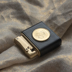 Golden Coin Kerosene Lighter (Saddlebrown)