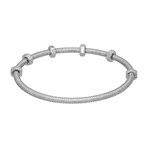 Cartier 18k White Gold Ecrou De Cartier Bracelet // Pre-Owned