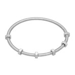 Cartier 18k White Gold Ecrou De Cartier Bracelet // Pre-Owned