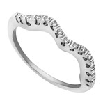 Recarlo 18k White Gold Diamond Ring // Ring Size: 7.25 // Pre-Owned