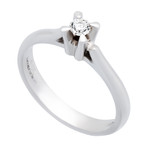 Giorgio Visconti 18k White Gold Diamond Ring // Ring Size: 6.5 // Pre-Owned