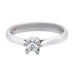 Giorgio Visconti 18k White Gold Diamond Ring // Ring Size: 6.5 // Pre-Owned