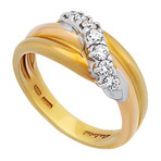 Salvini 18k Two-Tone Gold Diamond Ring // Ring Size: 7 // Pre-Owned