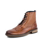 Archer Brogue Boot // Tan (UK 8)
