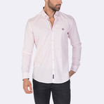 Zach High Quality Basic Dress Shirt // Pink (L)
