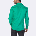 Jurgen High Quality Basic Dress Shirt // Green (M)