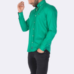 Jurgen High Quality Basic Dress Shirt // Green (M)