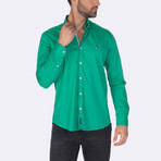 Jurgen High Quality Basic Dress Shirt // Green (L)