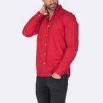 Rodrigo High Quality Basic Dress Shirt // Red (XL)