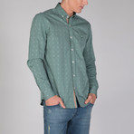 Aquarius Dress Shirt // Green + Beige (2XL)