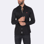 Zion High Quality Basic Dress Shirt // Black (S)