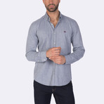 Mohammed Dress Shirt // Navy (XS)