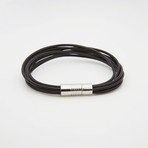 Touch Collection // Multi-Strand Bracelet // Black (8")