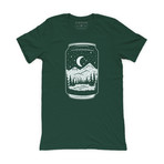 Beer Can Tee // Forest (XS)