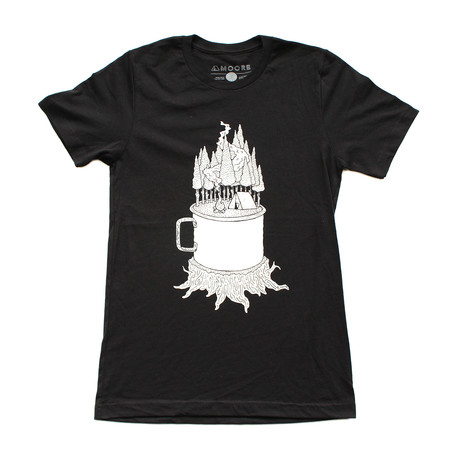Camping Cup Tee // Black (S)