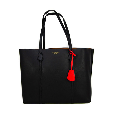 Perry Triple Compartment Tote // Black