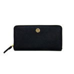 Robinson Zip Continental Wallet // Black