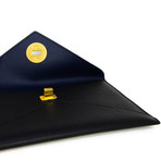 Envelope Clutch // Black + Gold